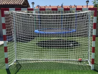 JUEGO CORTINAS AMORTIGUADORAS FUTBOL SALA/BALONMANO 3MM LINEA PREMIUM BLANCO