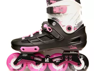 PATÍN FREESKATE ANGEL 4×80 ROSA/BLANCO COMPETICION