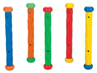 JUEGO 5 BASTONES BUCEO FLEXIBLES