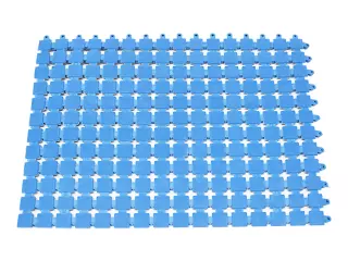 LOSETA PVC 30X40 SOFTEE AZUL 1.0 PISCINAS