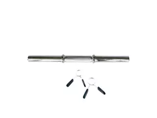 BARRA MANCUERNA 45CM CON FIJACIONES MUELLE DIAMETRO 30