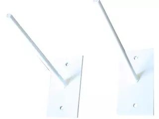 SOPORTE PARED COLCHONETA CON AGUJEROS 2 PIEZAS