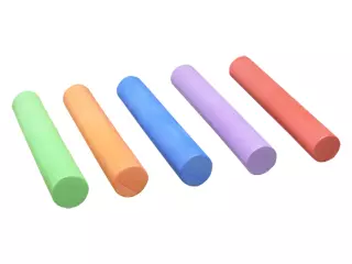 CILINDRO PILATES DELUXE 90 CM - VIOLETA, UNICA