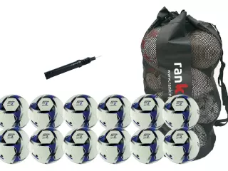 Balón Fútbol Spectrum Talla 5, Lote Ahorro, 12 balones, Bolso e Hinchador
