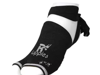 Calcetín UPPIES GLAMOUR Color NEGRO. Talla ADULTOS: M (38-41) YOGA PILATES