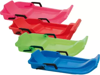 Trineo UFO con Frenos y Cuerda - 84 x 42 cm - Resistente hasta 50 kg nieve