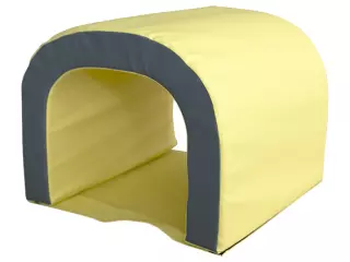 FIGURA TUNEL 60X50X60 CM - AMARILLO/GRIS, 60X50X60 CM
