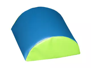 FIGURA SEMICILINDRO 12,5X25X25 CM - AZUL/VERDE, 12,5X25X25 CM
