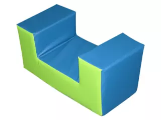 FIGURA MINIASIENTO  RECTO 30X60X30 CM - LILA/VERDE, 30X60X30 CM