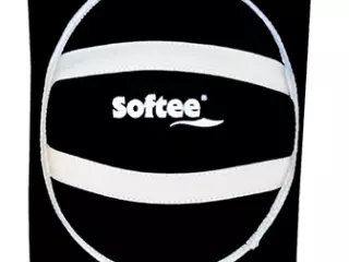 RODILLERA/CODERA ACOLCHADA SOFTEE - SENIOR, NEGRO