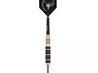 Set 3 dardos p.acero CORE PLUS WIN-BLK/GOLD 23 gr