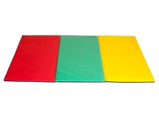 TATAMI PLEGABLE MULTICOLOR TRES CUERPO colchoneta180x120x2
