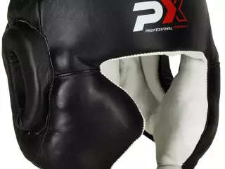 CASCO BOXEO DE CUERO CON MENTONERA PX