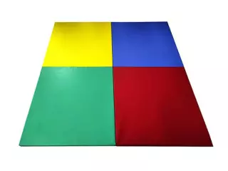 Colchoneta 200x200x4 cm 4 colores plegable