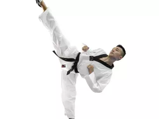 Dobok WTF Diamond. Cuello Negro. 3