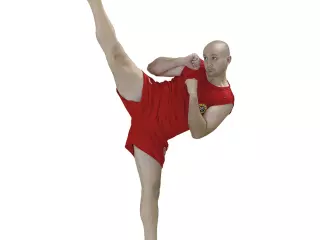 Traje Sanda. Rojo. S