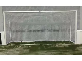 JUEGO PORTERÍAS FÚTBOL INDOOR METALICAS TRASLADABLES TUBO 80 MM 5X2,35