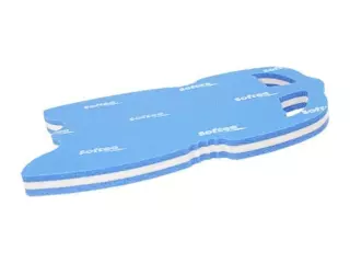 TABLA DE NATACION GRANDE CON VENTANAS TIBURON - GRANDE, AZUL/BLANCO