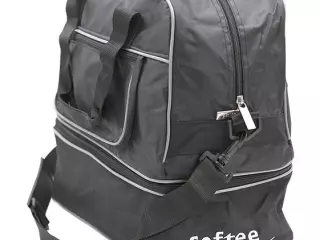 BOLSA ZAPATILLERO SOFTEE MINITEAM  - NEGRO/GRIS, MEDIANA 60x40x30 cm