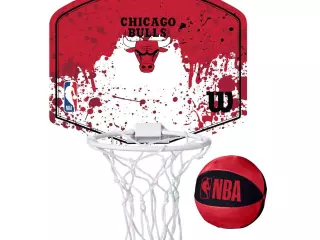 SET MINICANASTA WILSON NBA TEAM MINI HOOP BULLS baloncesto