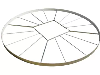 Circulo lanzamiento de DISCO reforzado. POLANIK. Acero Galvanizado W.A.