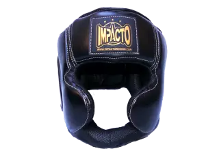 Casco full face de piel BOXEO