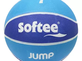 BALON BALONCESTO NYLON SOFTEE JUMP - CELESTE/ROYAL, 7