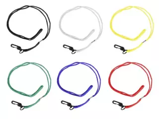 LOTE 12 CORREAS PARA SILBATO 50CM CON AGARRE DE PLÁSTICO
