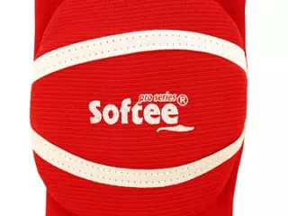 RODILLERA/CODERA ACOLCHADA SOFTEE - ROJO, JUNIOR