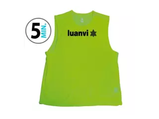 Peto Entrenamiento Luanvi Verde Fluor/AMARILLO/ROSA/AZUL