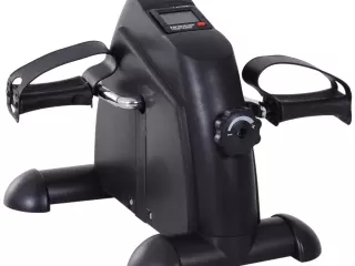 Minibicicleta Estática Pedalier Aparato de Ejercicios Brazos y Piernas Resistencia Ajustable Pantalla LCD 39x40x31cm