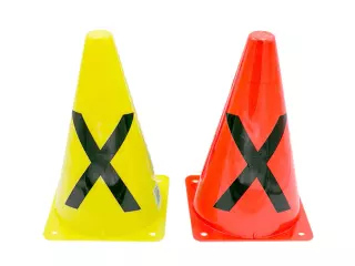 CONO MULTIPLICACIÓN - ROJO, 23CM