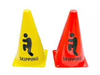 CONO TRAINING SKIPPING - 23CM, AMARILLO