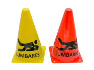 CONO TRAINING LUMBARES - ROJO, 23CM