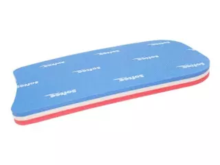 TABLA NATACION GRANDE , ROJO/BLANCO/AZUL 46,5X28X3 CM