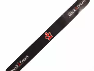 PROTECTOR DE PALA DE PÁDEL BLACK CROWN URE REDONDO NEGRO-ROJO