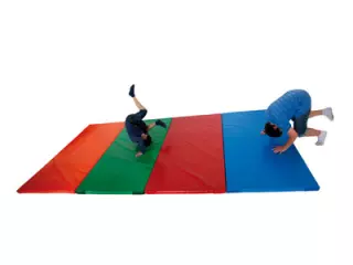 Colchoneta escolar con velcros de unión 200 x 110 x 5 cm.
