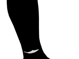PAR MEDIAS FUTBOL  - 30-34, NEGRO