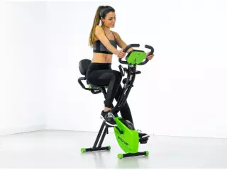 Bicicleta magnética plegable, reclinable y con tensores elásticos para musculación slim bike ECO-809