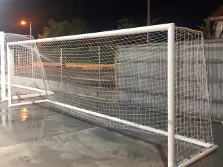 JUEGO PORTERIAS ALUMINIO FUTBOL 7  90 MM TRASLADABLES PORTES PAGADOS