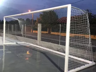 JUEGO PORTERIAS ALUMINIO FUTBOL 7  120X100 MM TRASLADABLES,PREGUNTAR STOCK