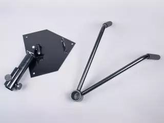 SET CORE PLATE + ASA EN V DE 50 MM BARRA OLIMPICA