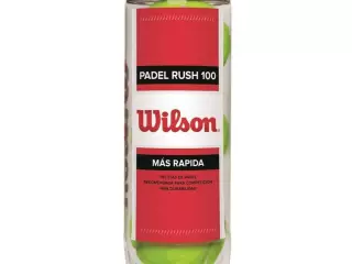 BOTE 3 PELOTAS DE PADEL WILSON 'RUSH 100'