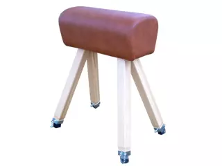 POTRO INFANTIL. TAPIZADO SINTÉTICO. PATAS DE HAYA.