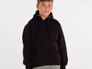 SUDADERA SOFTEE KELVIN INFANTIL - 8 AÑOS, NEGRO CAPUCHA
