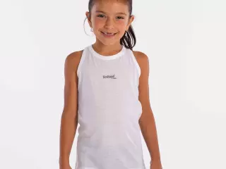 CAMISETA SOFTEE TIRANTES MOTIVATION NIÑA - BLANCO, 8 AÑOS