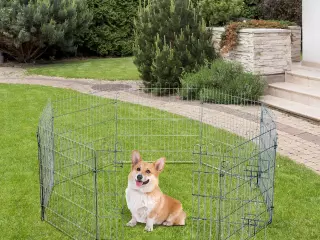 Parque para Cachorros 8 Vallas para Cachorros Animales Rejilla Medidas 63 x 60 CM CADA UNA
