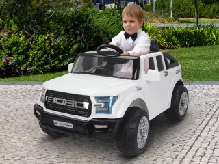 Coche Electrico Blanco 111x63x57cm