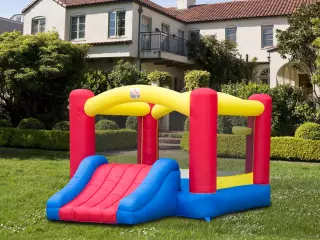 Castillo Hinchable Infantil para Saltar y Jugar -Multicolores - Tela de Nylon 420D - 366x274x183 cm