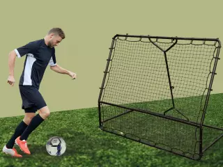 Red Rebounder Pro Doble ángulo Ajustable, 1,82 x 1,52 m REBOTEADOR FUTBOL